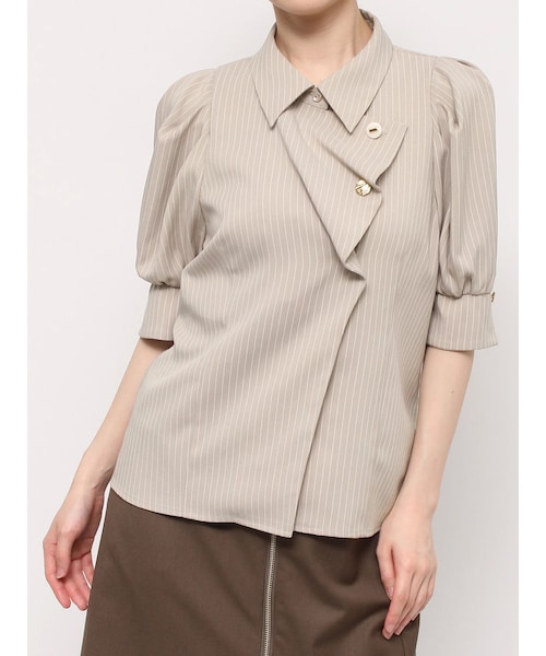 dazzlin（ダズリン）の「マルチボタンデザインブラウス（シャツ