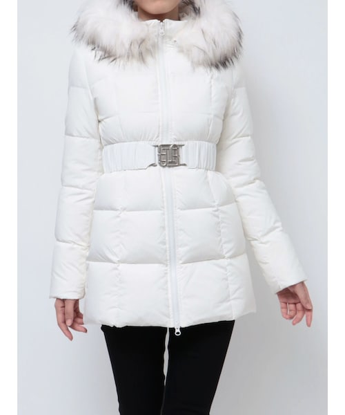 GYDA（ジェイダ）の「GYGYベルト付きロングダウンコート（ダウン