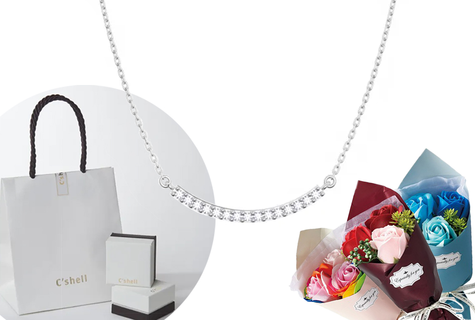 18金（K18）0.06ctダイヤモンド ネックレス | C'shell（シシェル）の