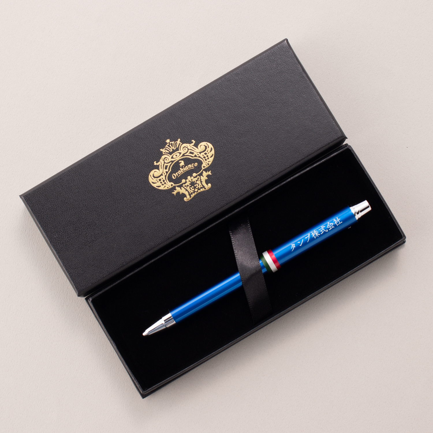 名入れ・専用ギフトBOX】ハンカチ＆ボールペンのGIFTセット