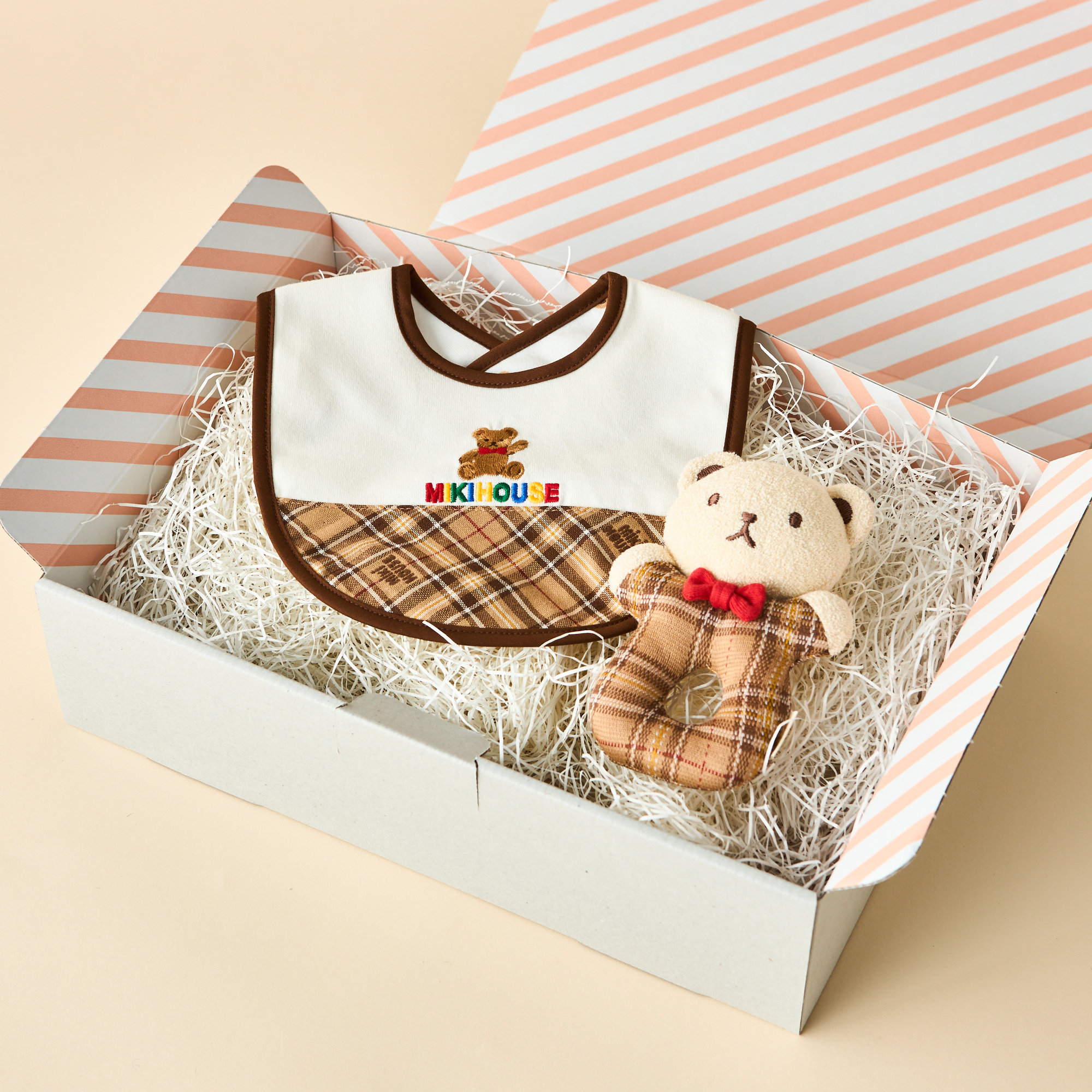 BOX付】ミキハウス スタイとラトルのセット | TANP BABY（タンプ