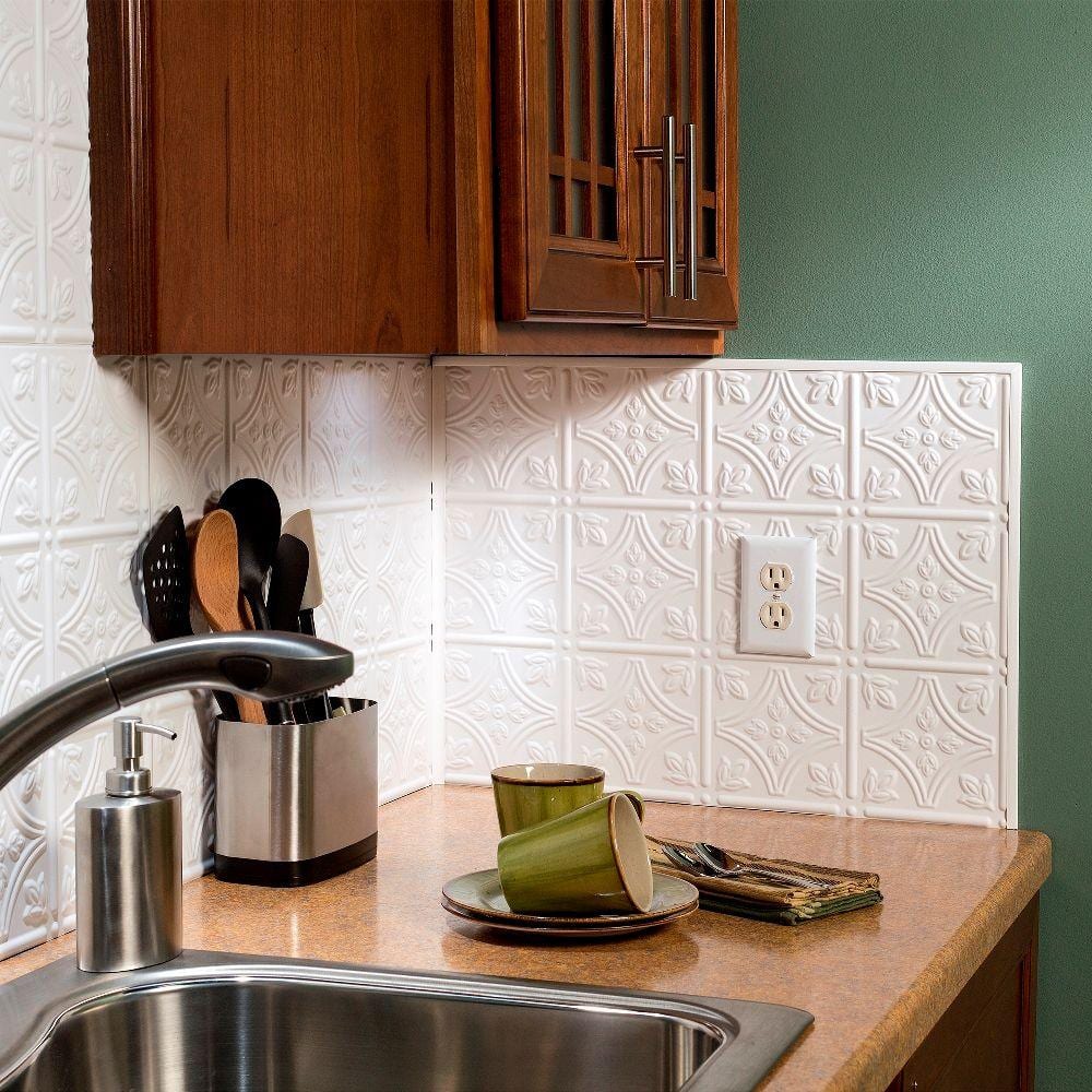 Fasade 18 in. J-Trim in Matte White 92101 - The Home Depot