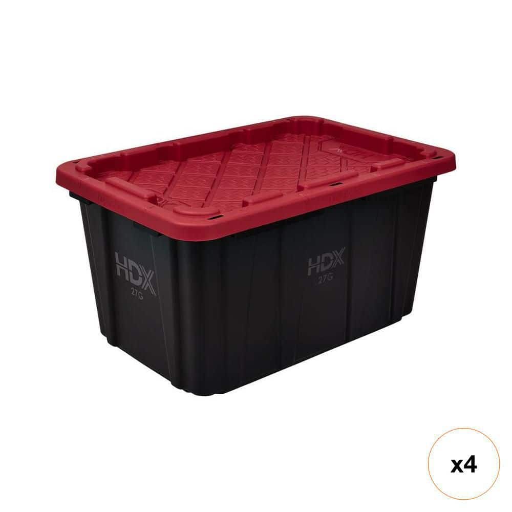 daigoro＊TOTE BOX LARGE(TXB43T) HDX 27 Gal. Tough Storage Tote in