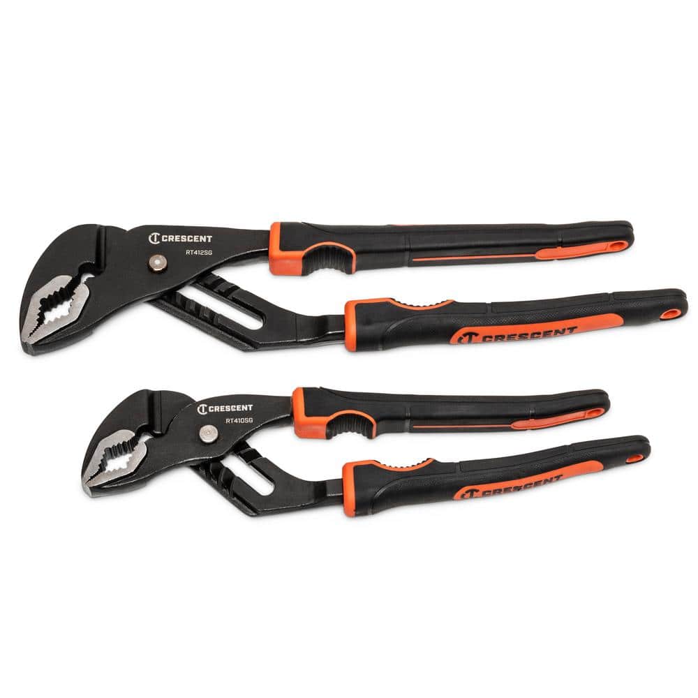 Crescent Grip Zone 10 in. and 12 in. V-Jaw Tongue and Groove Plier