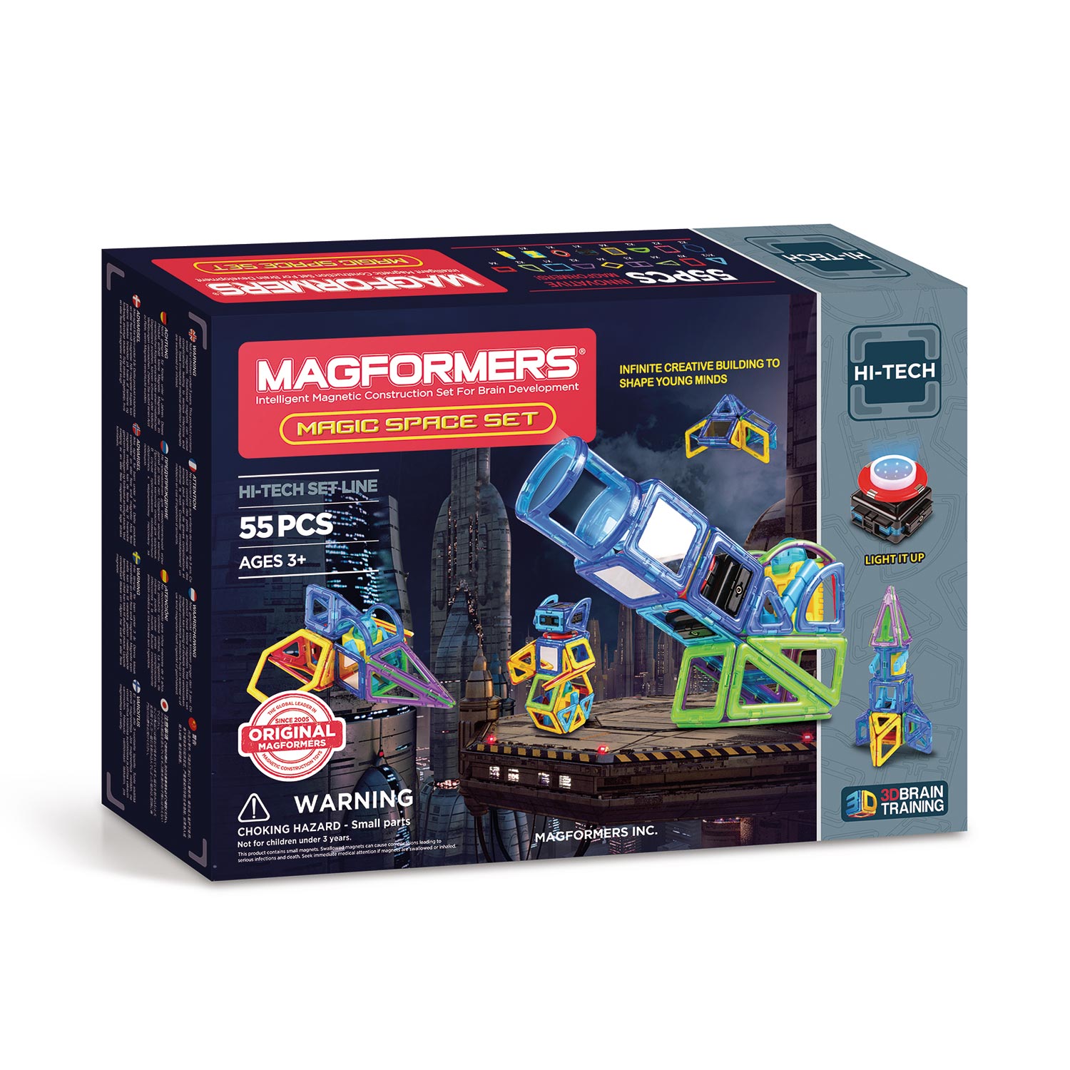 Magformers Magic Space Set, 55 pcs. | Thimble Toys