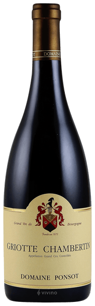 Domaine Ponsot Griotte-Chambertin Grand Cru | Vivino English