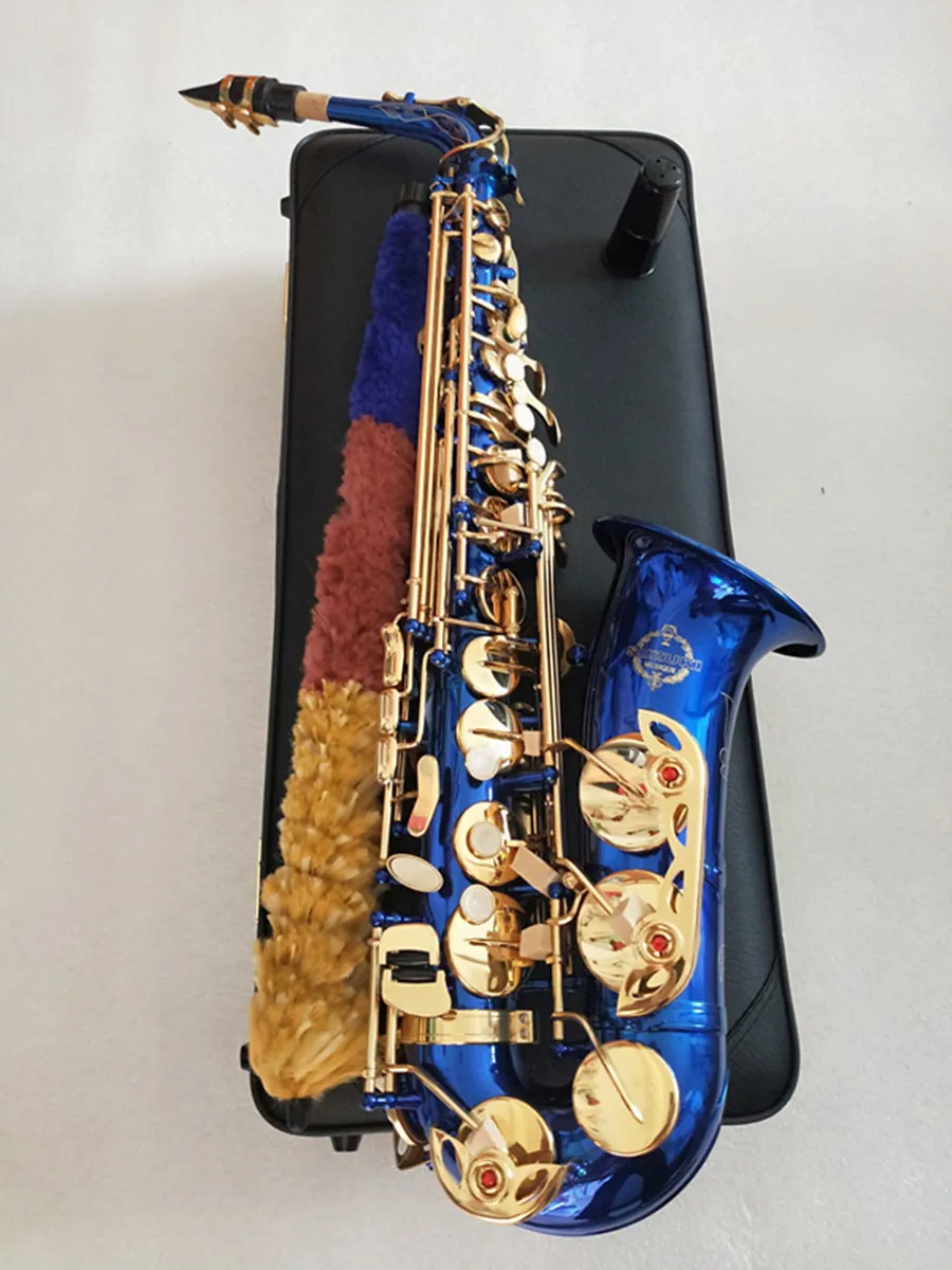 Japan Suzuki Alto Saxophone E Flat Sax Blue Alto Mouthpiece