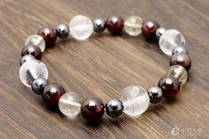 四神獣・ルチルクォーツ・ガーネット ブレスレット ｜ 天然石通販の4976堂