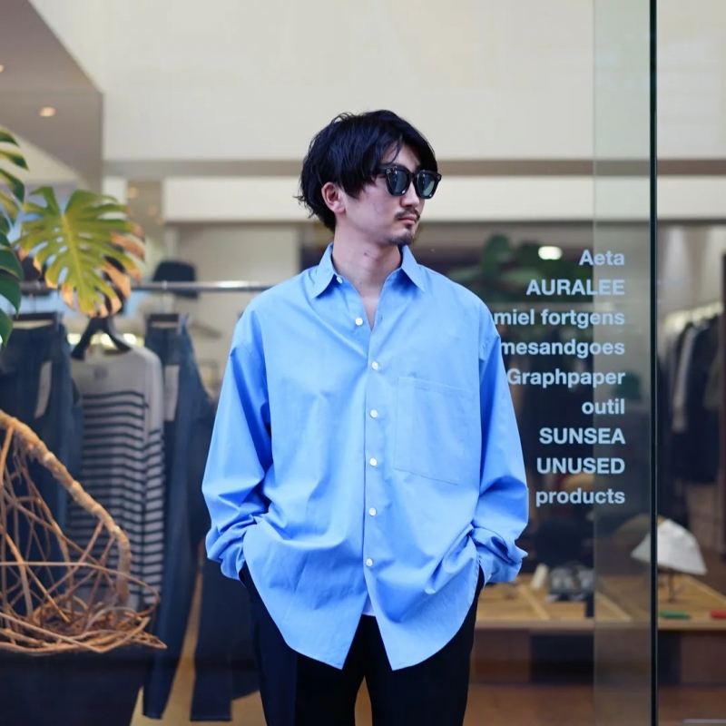 AURALEE (オーラリー) 25SS Collectionの新作、Washed Finx Twill Big