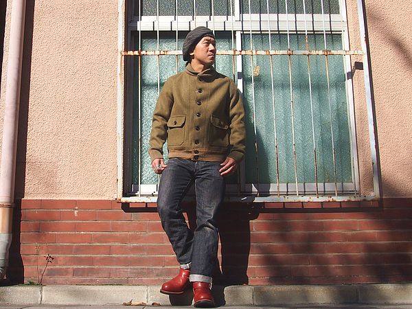 ウエアハウスからA-1タイプのウールジャケット入荷しました