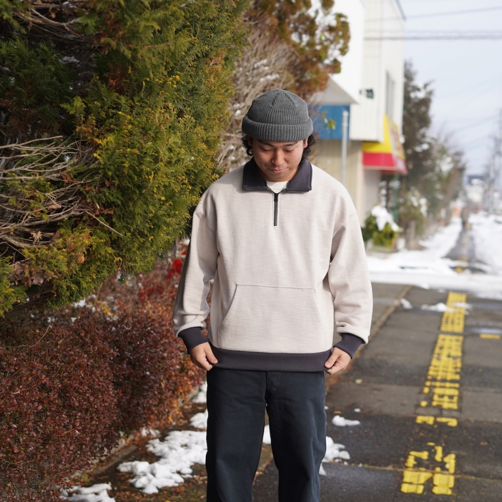 GGスウェットのNEWモデル。Jackman / GG Sweat Half Zip | 1989 Men's Blog