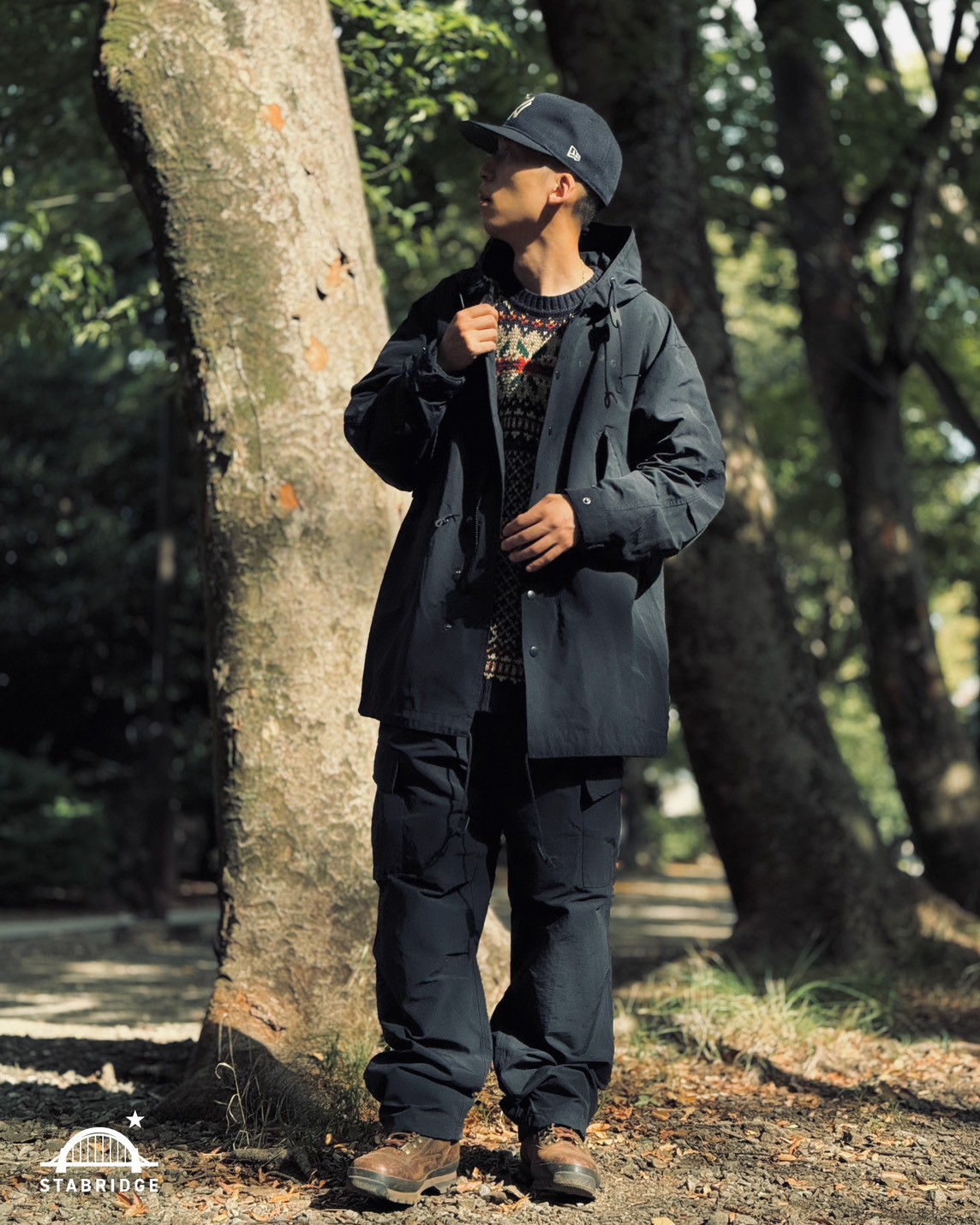 定価】STABRIDGE Fishtail Parka Lサイズ 新品 STABRIDGE Fishtail