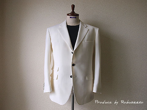 矢沢永吉ファン様の白スーツ/新郎様衣装白スーツ 北海道 函館市Y様