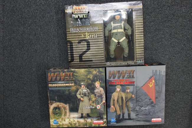 大阪店よりドイツ軍、ソ連軍などの1/6アクションフィギュアを多数出品