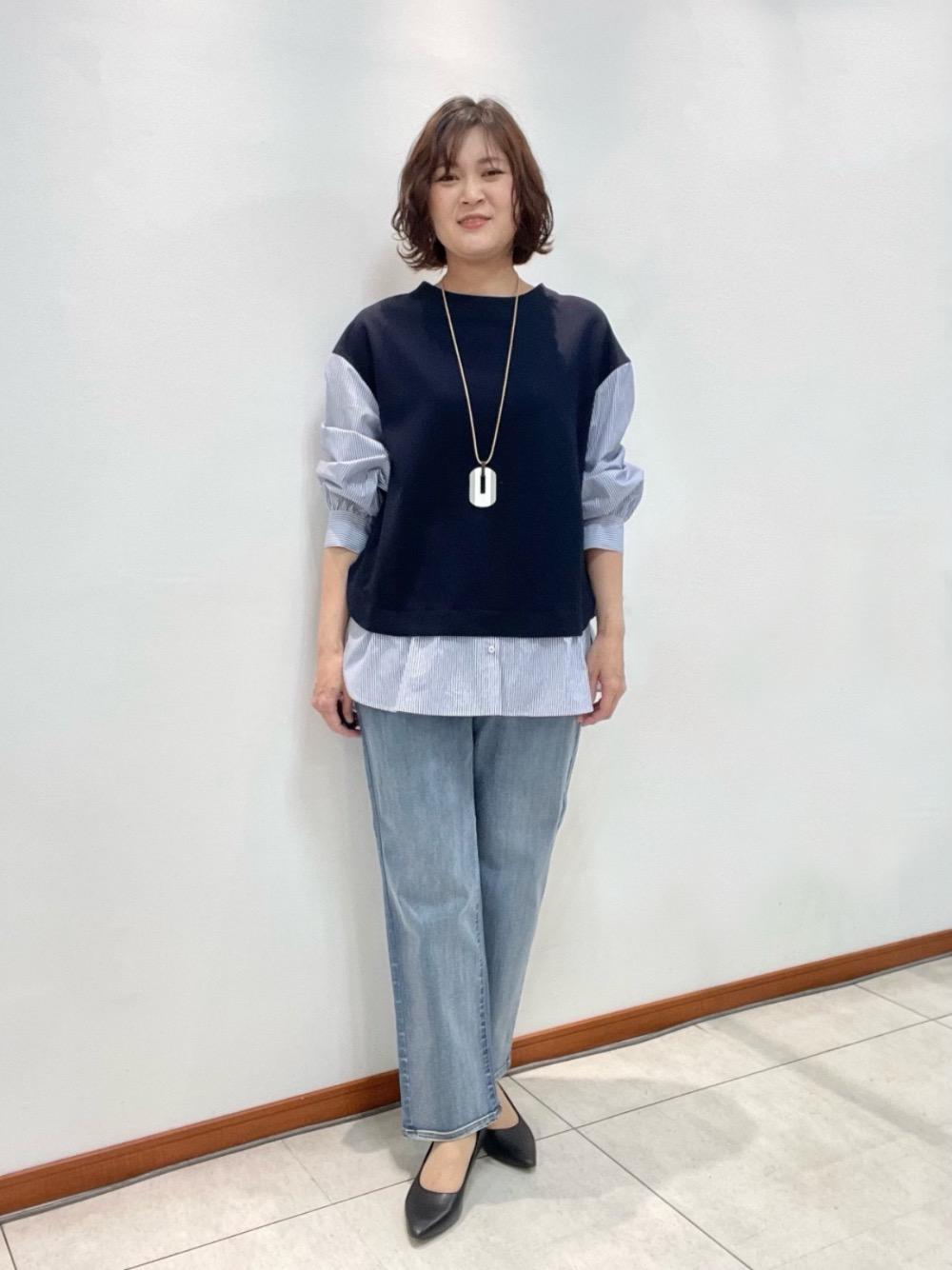 重ね着風チュニックブラウス | aka | レリアン プラスハウス | 165cm