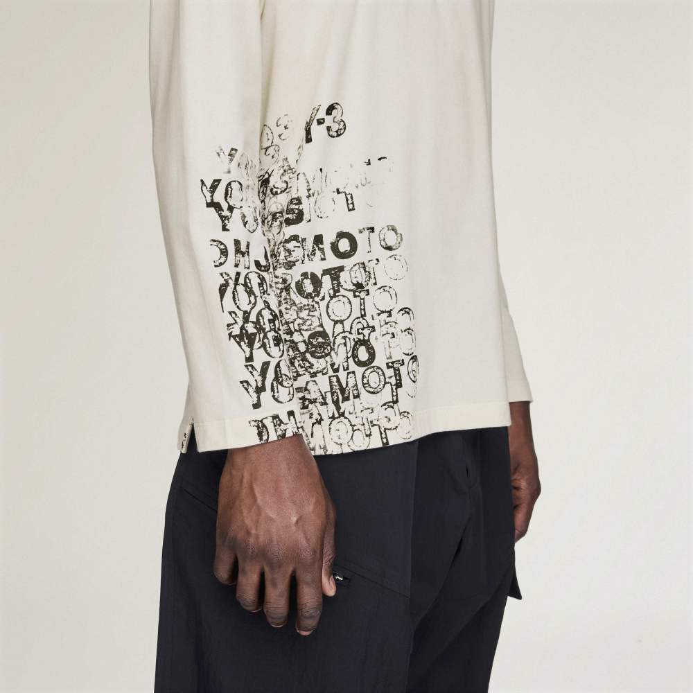Y-3 GFX LONG SLEEVE TEE Y-3│Y-3 ワイスリー
