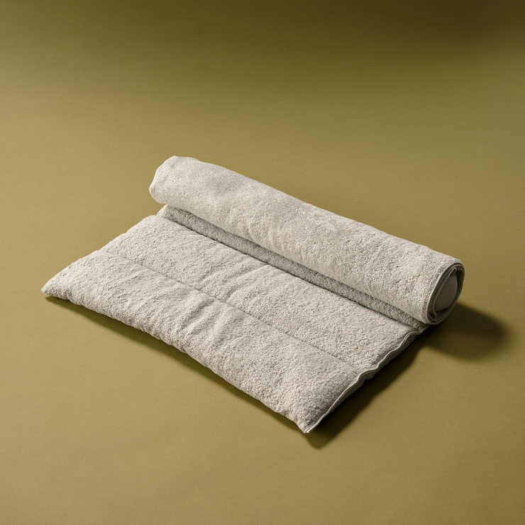 kou】今治ピローレス ネックフィットタオル グレー 今治ピローレス