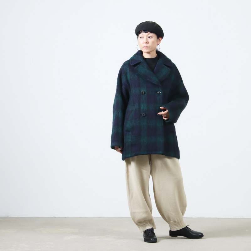 TICCA (ティッカ) チェックシャギーPコート