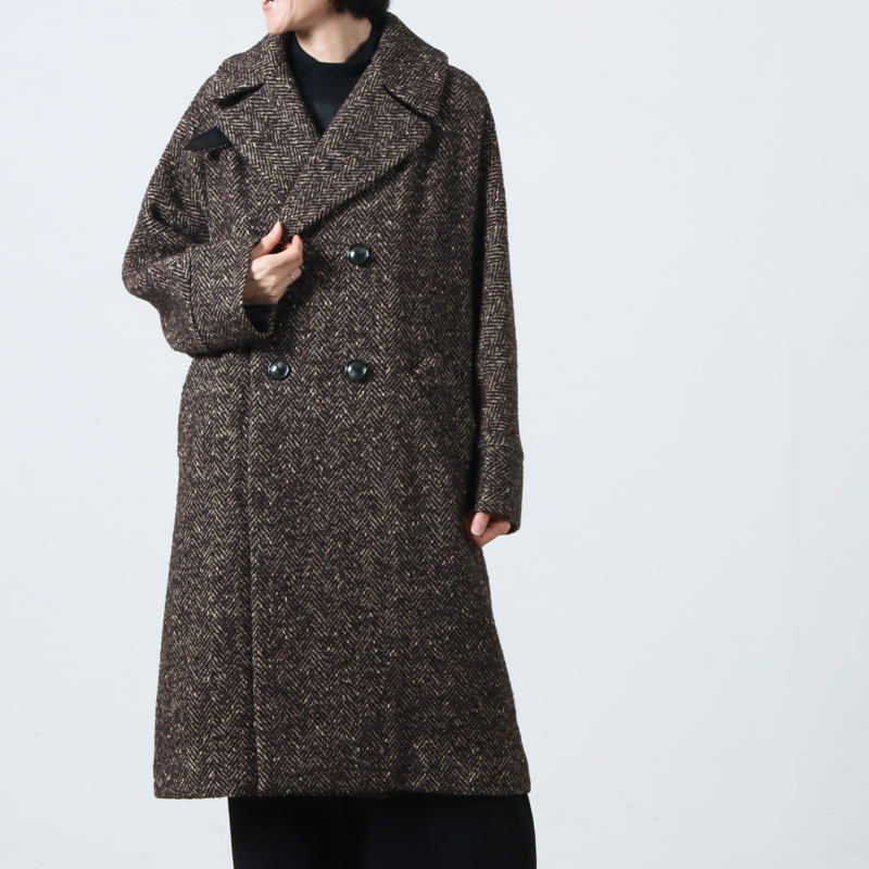 TICCA (ティッカ) ミックスツイードテントコート