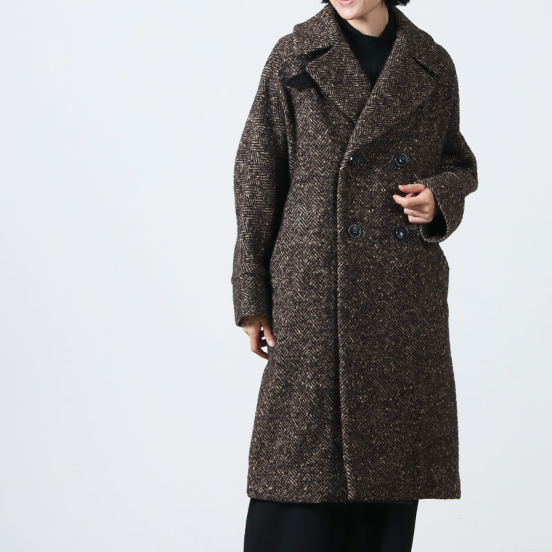 TICCA (ティッカ) ミックスツイードテントコート