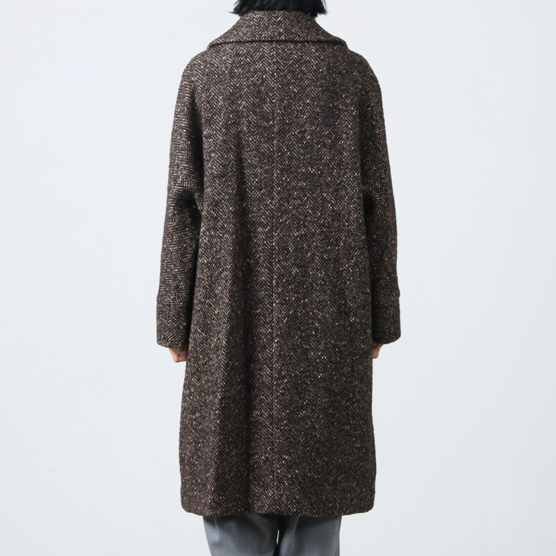 TICCA (ティッカ) ミックスツイードテントコート