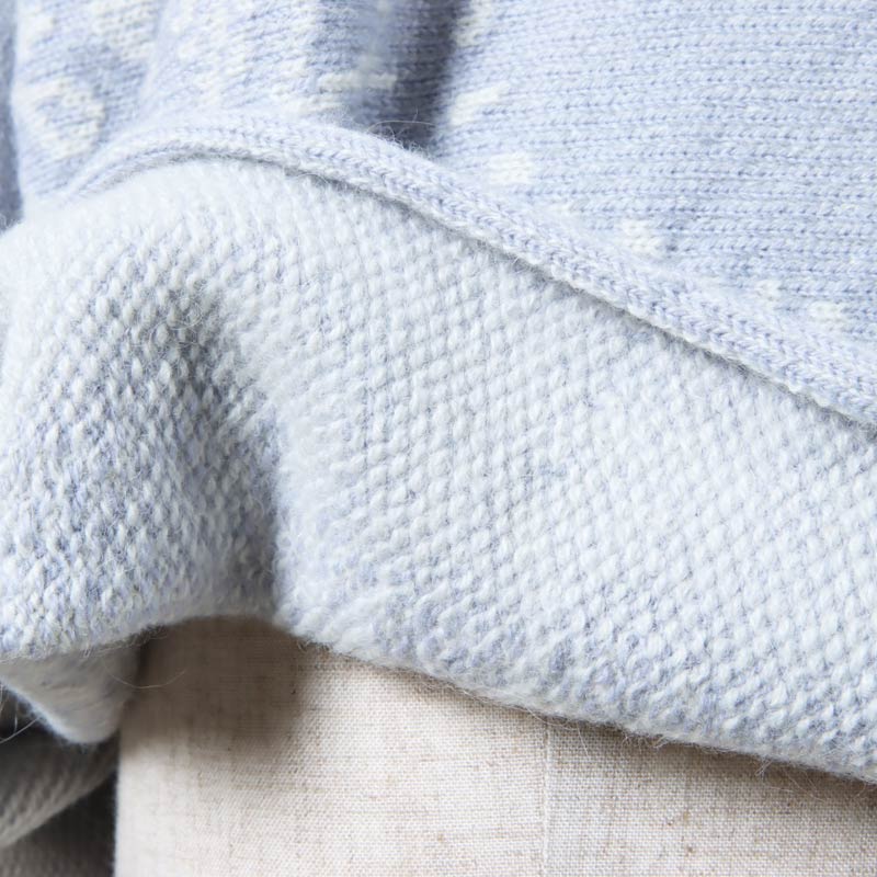 unfil (アンフィル) royal baby alpaca bandana-pattern sweater