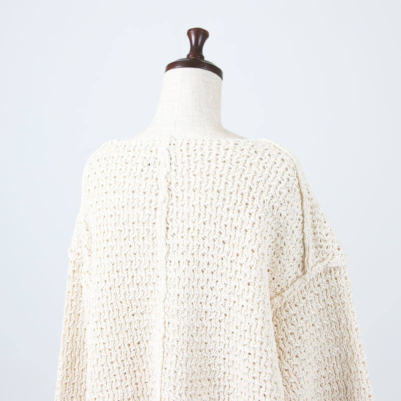 unfil (アンフィル) double honeycomb mesh sweater / ダブルハニカム