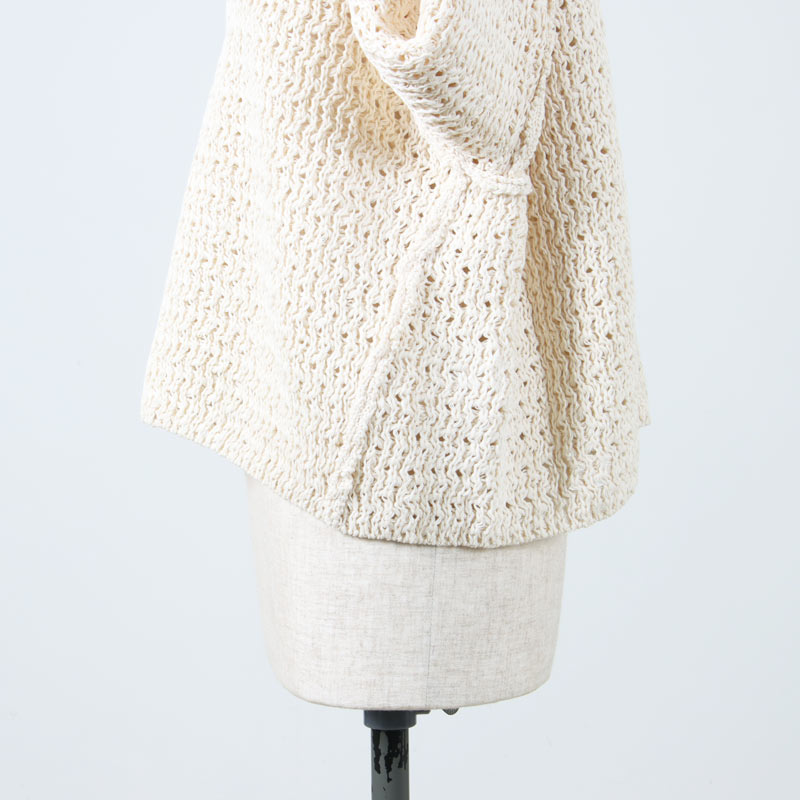 unfil (アンフィル) double honeycomb mesh sweater / ダブルハニカム