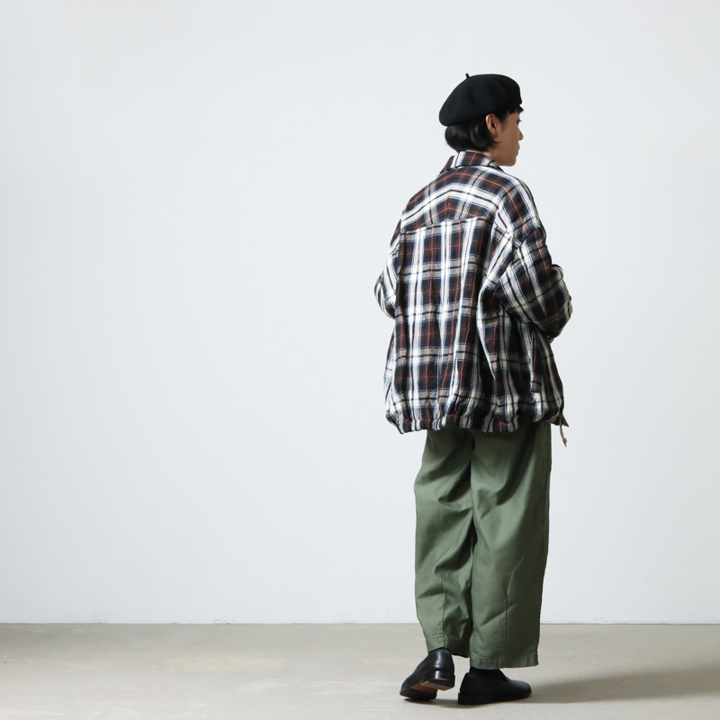 Veritecoeur (ヴェリテクール) ウールチェックブルゾン