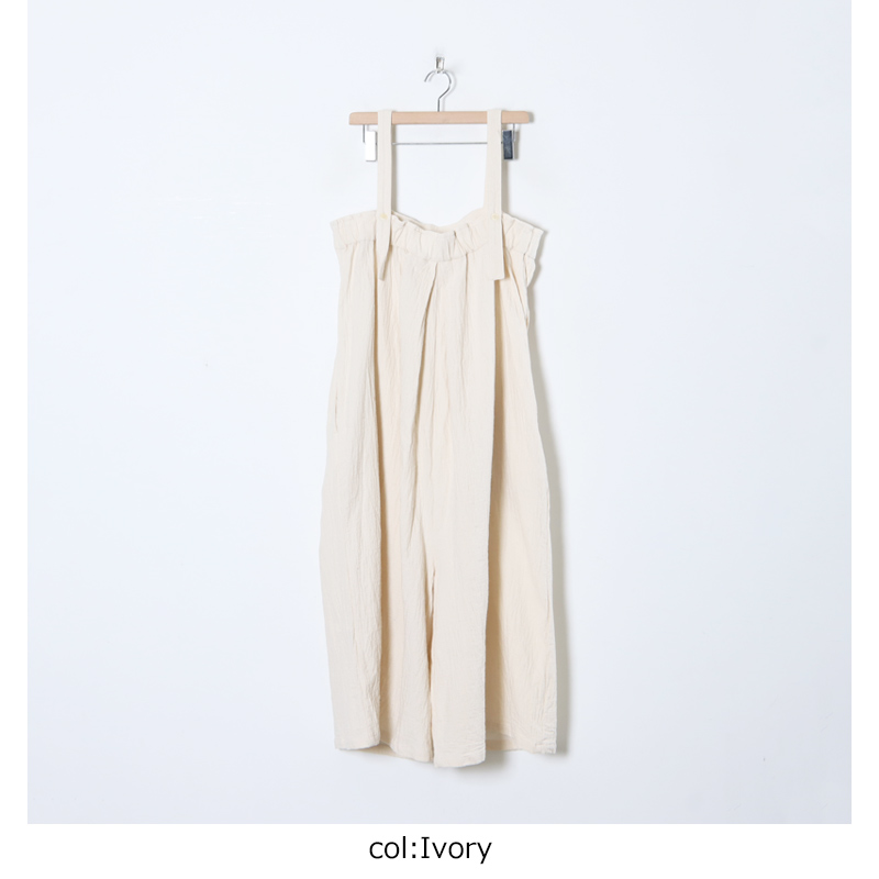 Veritecoeur (ヴェリテクール) ライトワッシャーサロペットパンツ