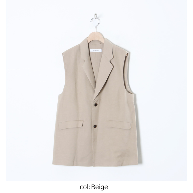 Veritecoeur (ヴェリテクール) ノースリーブジャケット