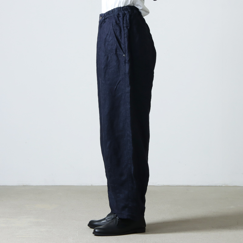 Vlas blomme (ヴラスブラム) コルトレイクリネン デニムテーパード