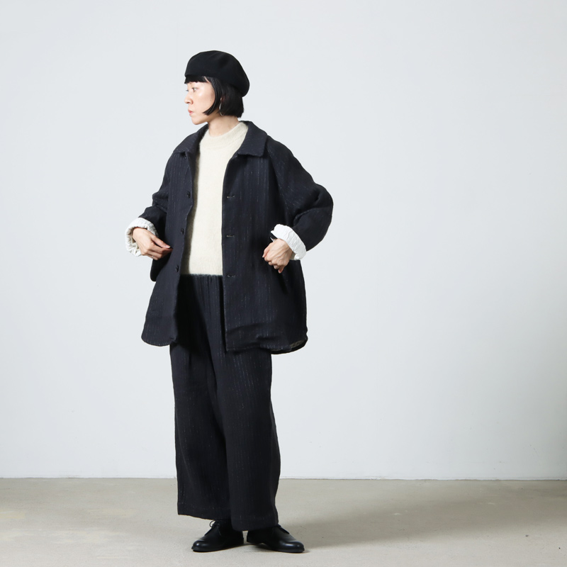 Vlas blomme (ヴラスブラム) ワイドパンツ