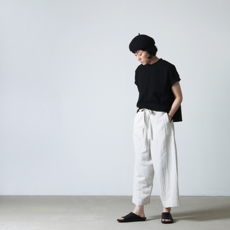 YAECA (ヤエカ) WRITE RIBBON PANTS / ライトリボンパンツ