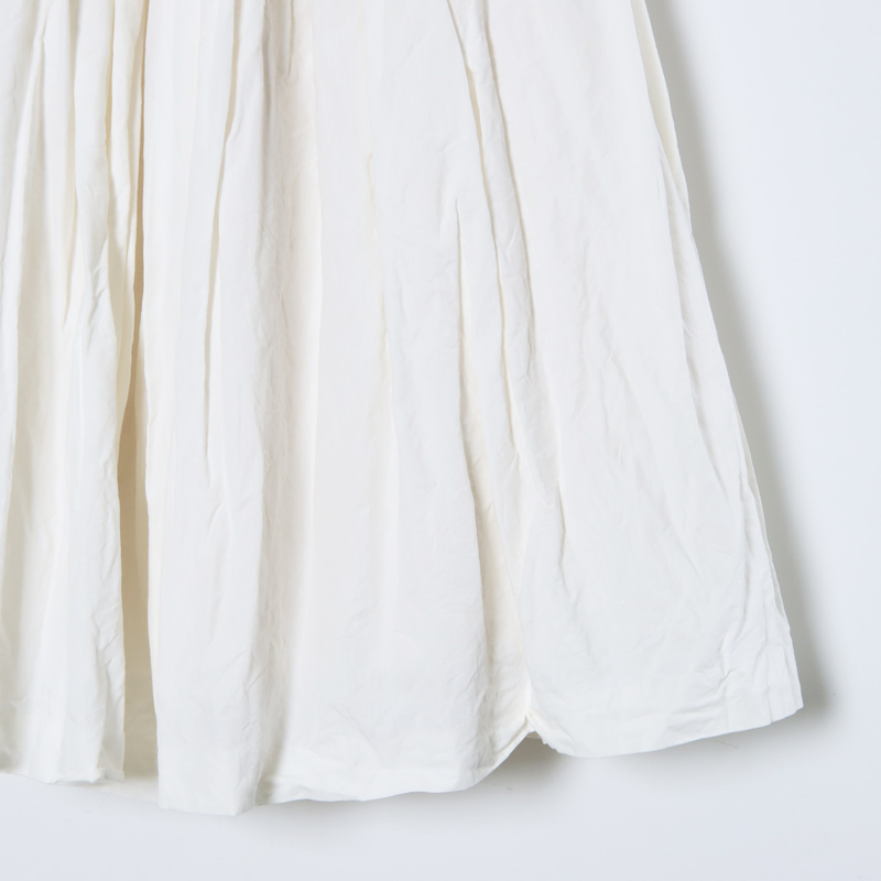 YAECA (ヤエカ) WRITE CULOTTES COTTON LINEN / ライトキュロット