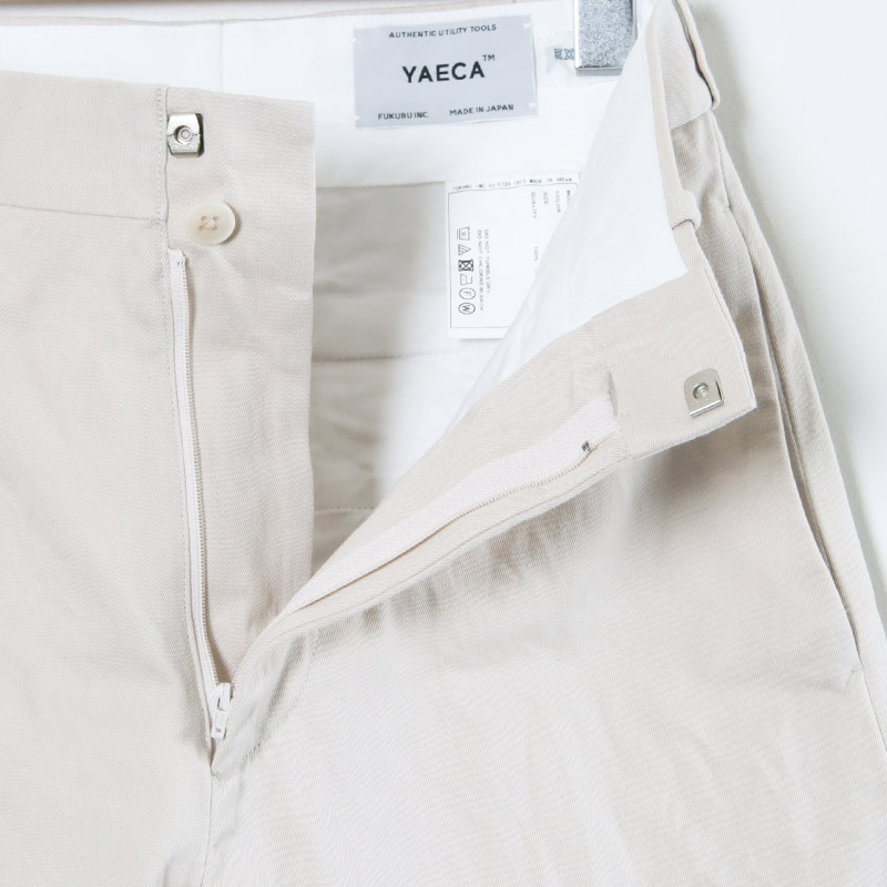 YAECA (ヤエカ) CHINO CLOTH PANTS WIDE TAPERED / チノクロスパンツ