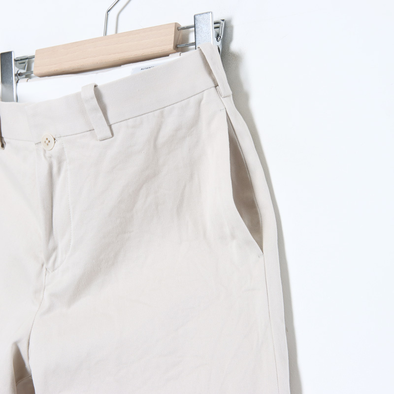 YAECA (ヤエカ) CHINO CLOTH PANTS PIPED / チノクロスパンツパイプド