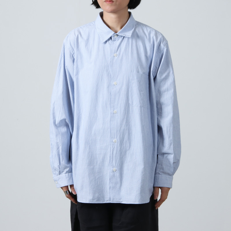 YAECA (ヤエカ) BUTTON SHITS WIDE / ボタンシャツ ワイド