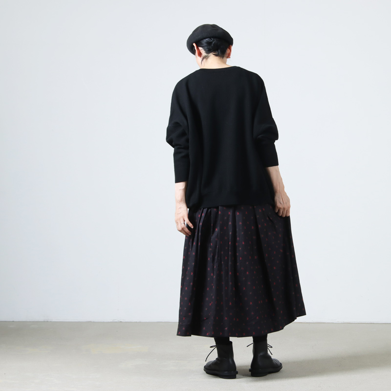 YAECA (ヤエカ) Wギャザースカート Gathered Skirt