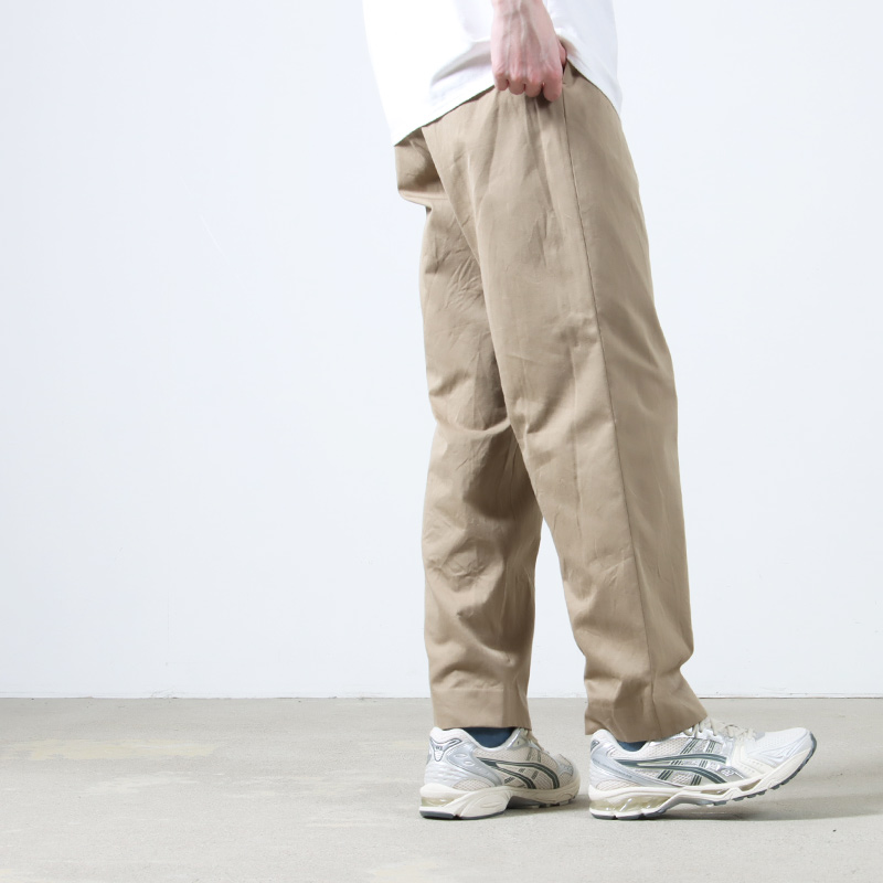YAECA (ヤエカ) CHINO CLOTH PANTS TACK TAPERED / チノクロスパンツ