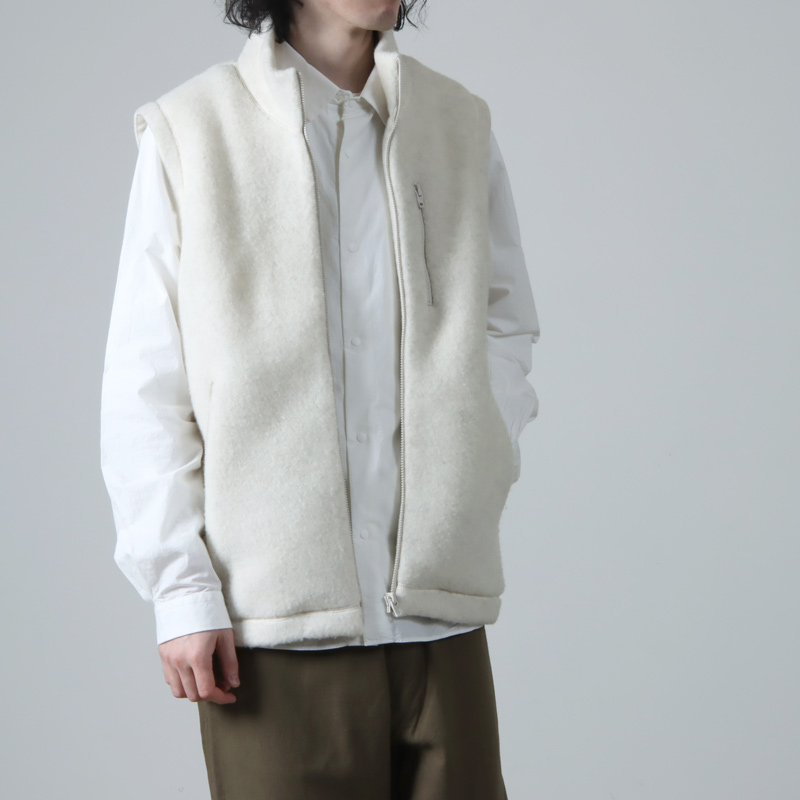 YAECA (ヤエカ) WOOL VEST / ウールベスト