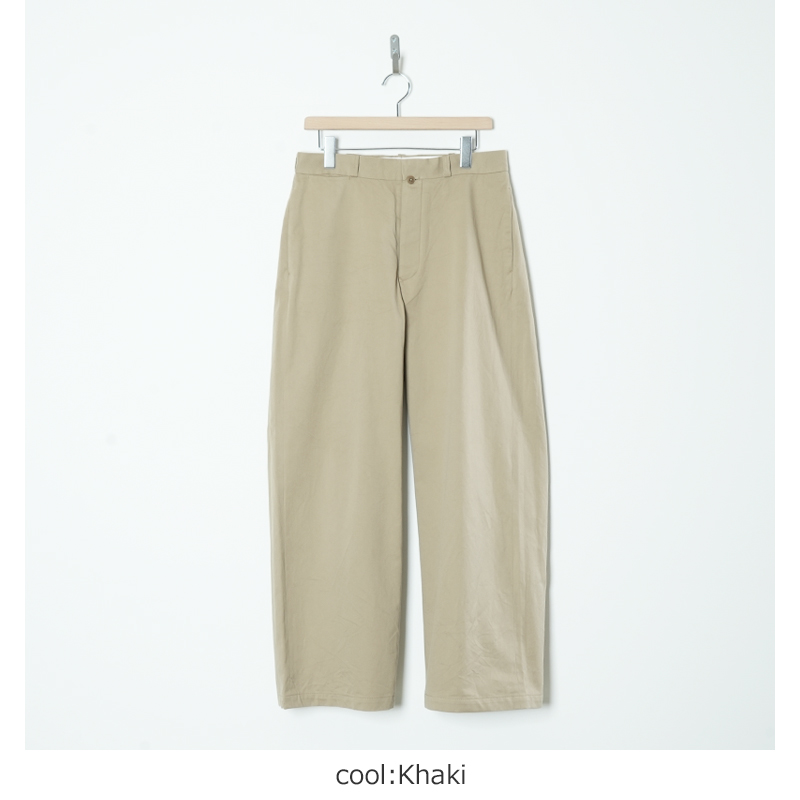 YAECA (ヤエカ) チノパンツ ワイド / Chino Trousers Wide