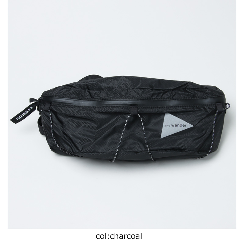 and wander (アンドワンダー) sil waist bag / シル ウエストバッグ