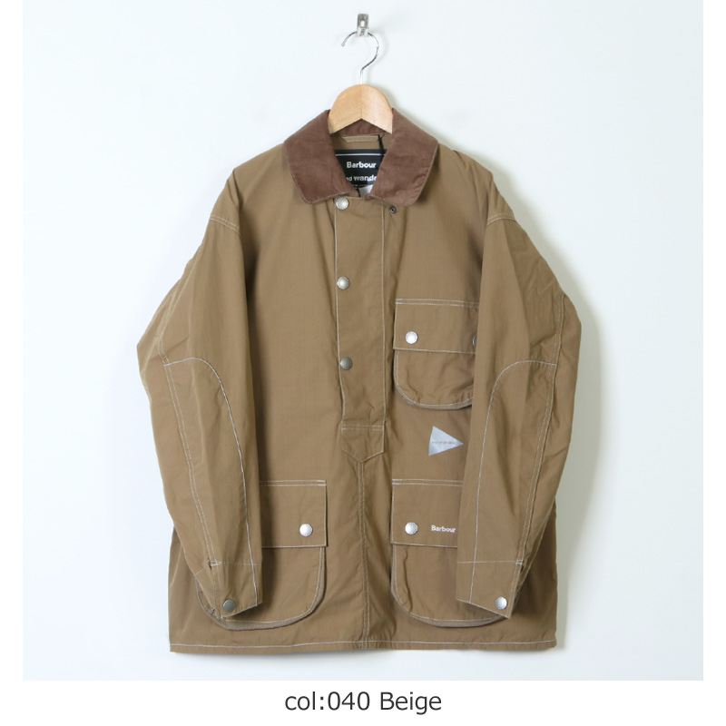 and wander (アンドワンダー) Barbour CORDURA solway shirt for woman
