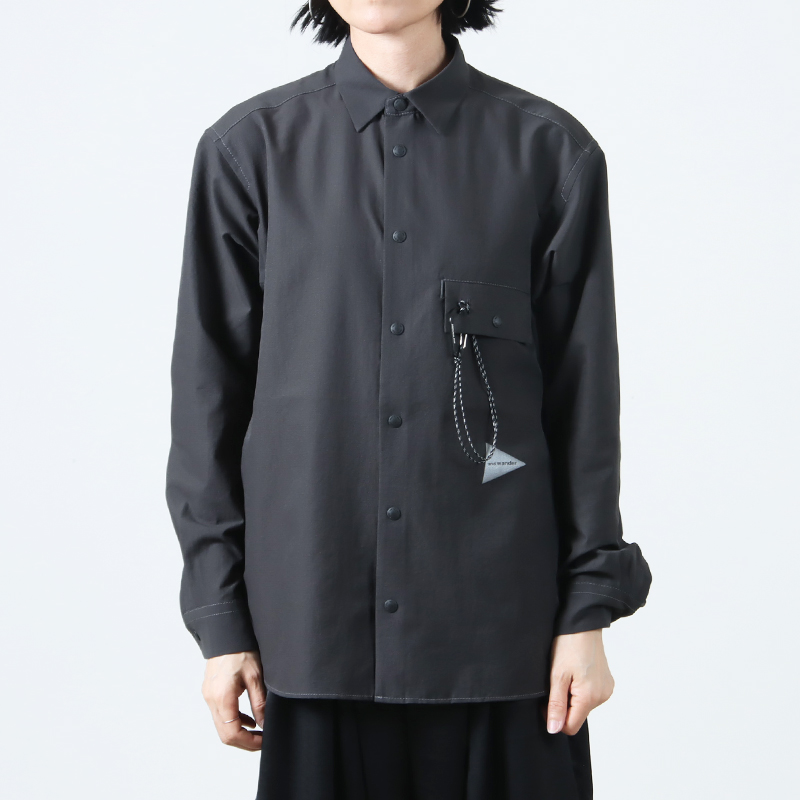 and wander (アンドワンダー) dry breathable LS shirt / ドライブ
