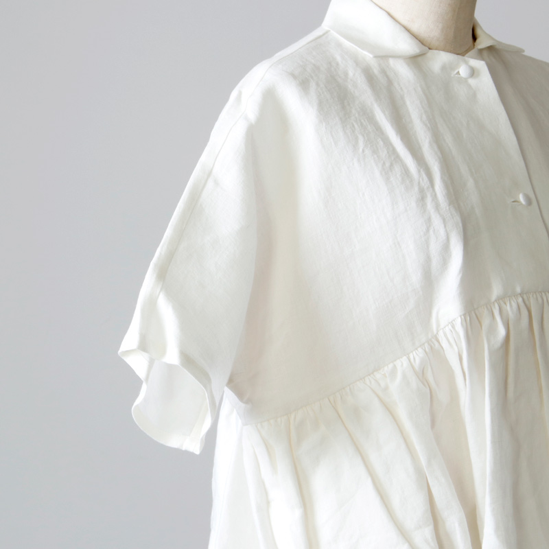Atelier d'antan (アトリエ ダンタン) ギャザーブラウス Breton