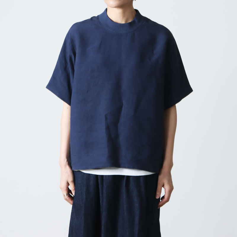 Atelier d'antan (アトリエ ダンタン) リブネックプルオーバー Tyndale