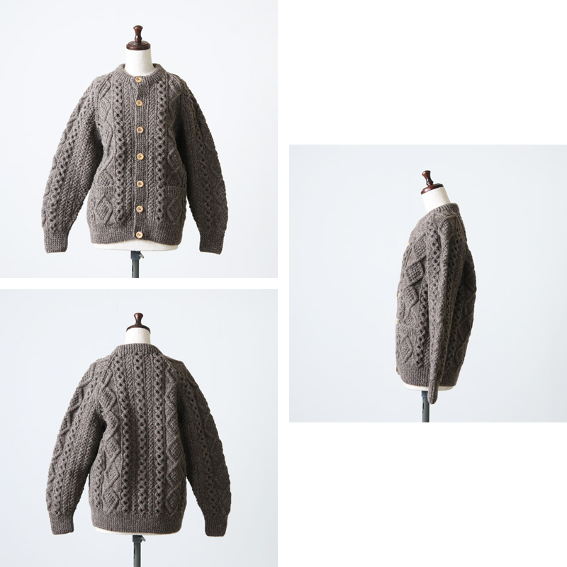 ATHENA DESIGNS (アテナデザイン) CREW CARDIGAN / クルーカーディガン