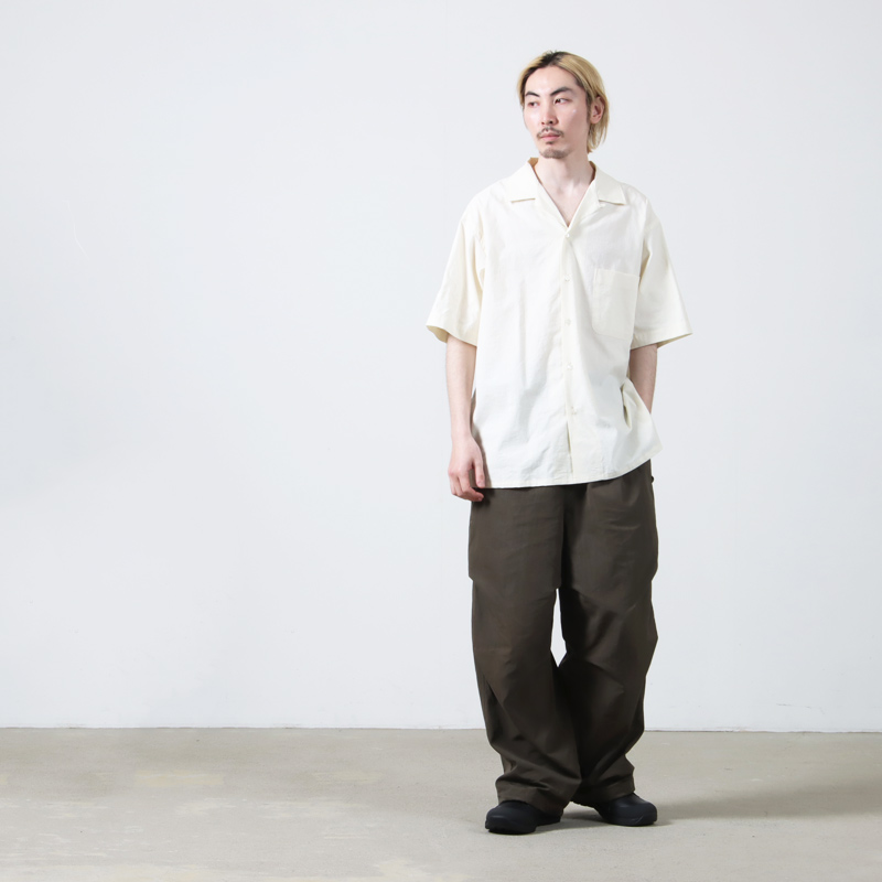 A VONTADE (ア ボンタージ) Open Collar Shirts SS / オープンカラーシャツ