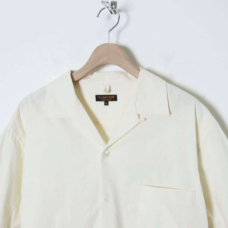 A VONTADE (ア ボンタージ) Open Collar Shirts SS / オープンカラーシャツ